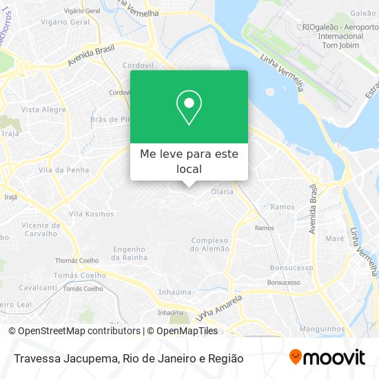 Travessa Jacupema mapa