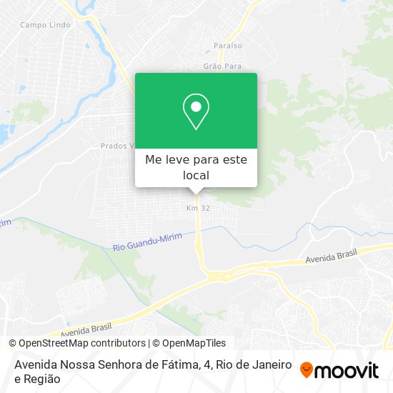 Avenida Nossa Senhora de Fátima, 4 mapa