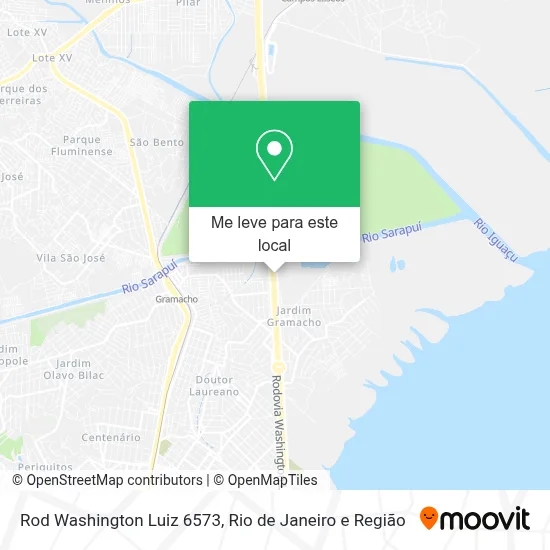 Rod Washington Luiz 6573 mapa