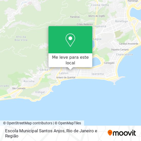 Escola Municipal Santos Anjos mapa