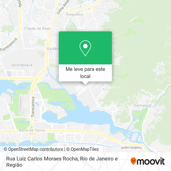 Rua Luiz Carlos Moraes Rocha mapa