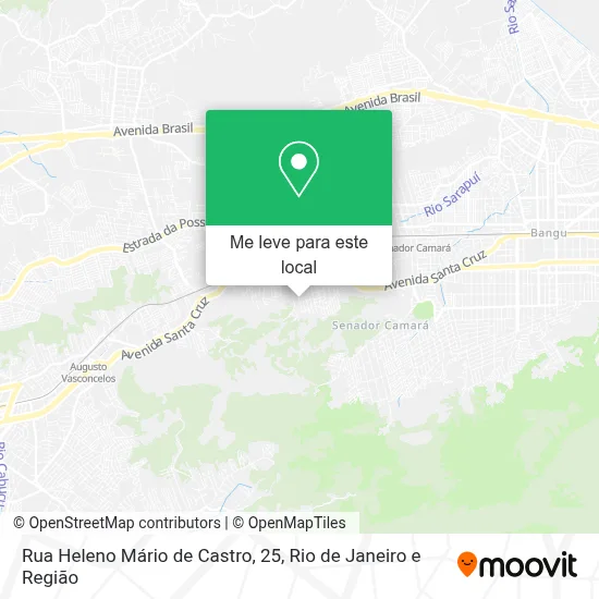Rua Heleno Mário de Castro, 25 mapa