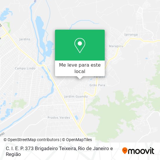 C. I. E. P. 373 Brigadeiro Teixeira mapa