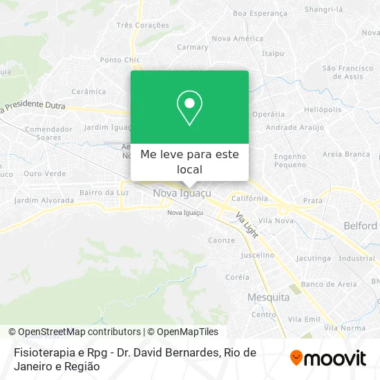 Fisioterapia e Rpg - Dr. David Bernardes mapa