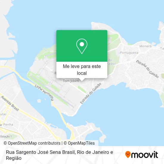 Rua Sargento José Sena Brasil mapa