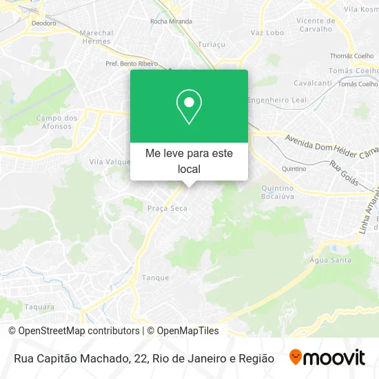 Rua Capitão Machado, 22 mapa