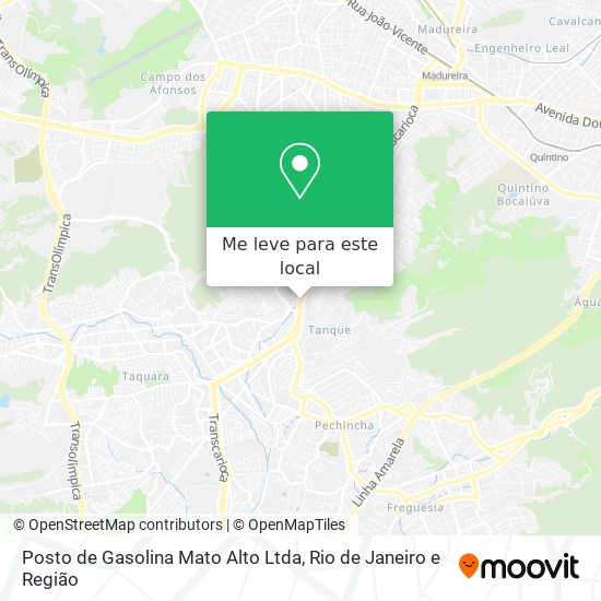 Posto de Gasolina Mato Alto Ltda mapa