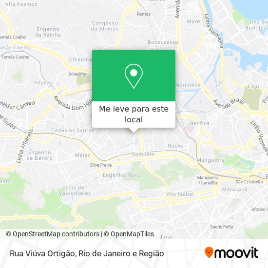 Rua Viúva Ortigão mapa