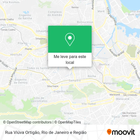 Rua Viúva Ortigão mapa