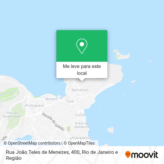 Rua João Teles de Menezes, 400 mapa