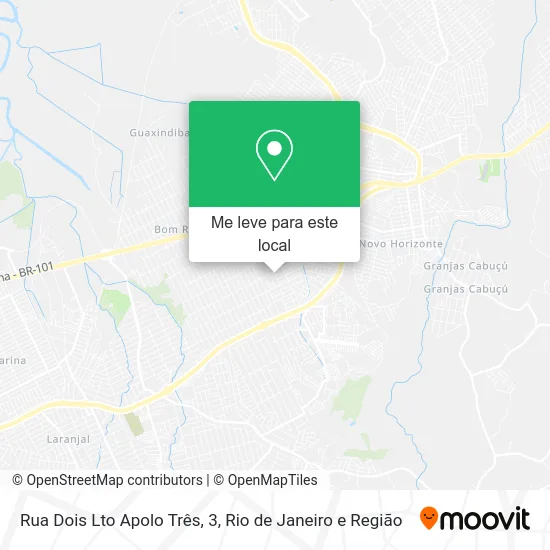 Rua Dois Lto Apolo Três, 3 mapa