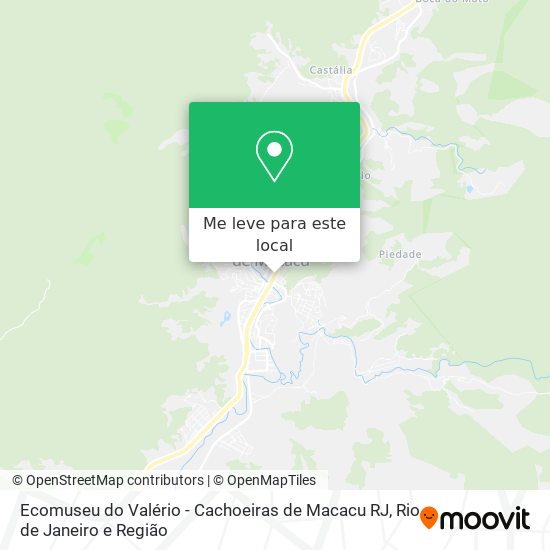 Ecomuseu do Valério - Cachoeiras de Macacu RJ mapa