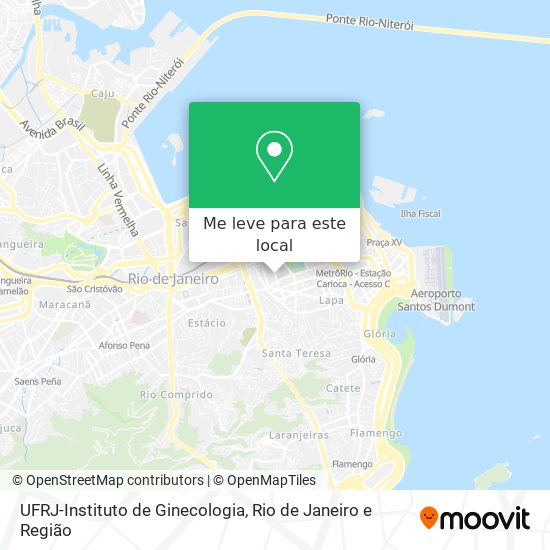 UFRJ-Instituto de Ginecologia mapa