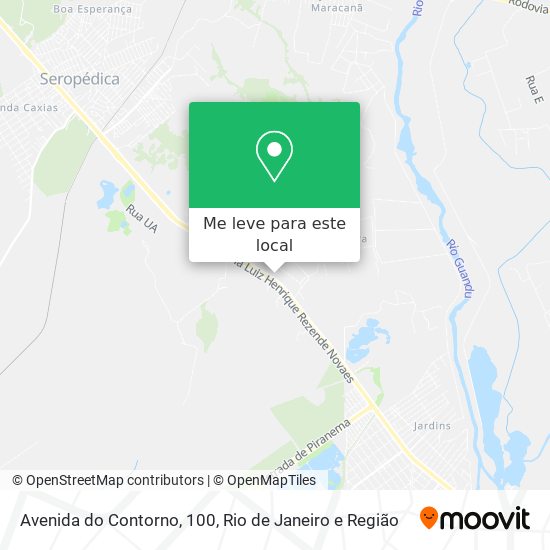 Avenida do Contorno, 100 mapa