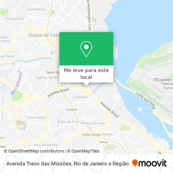 Avenida Trevo das Missões mapa