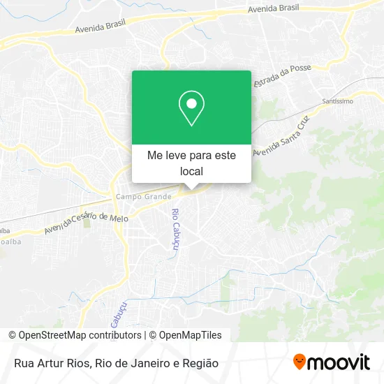 Rua Artur Rios mapa