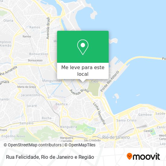 Rua Felicidade mapa