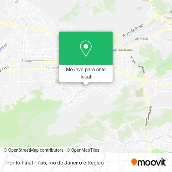 Ponto Final - 755 mapa