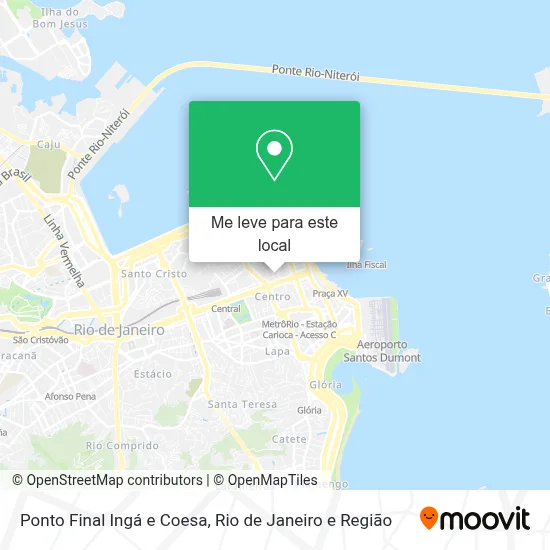 Ponto Final Ingá e Coesa mapa
