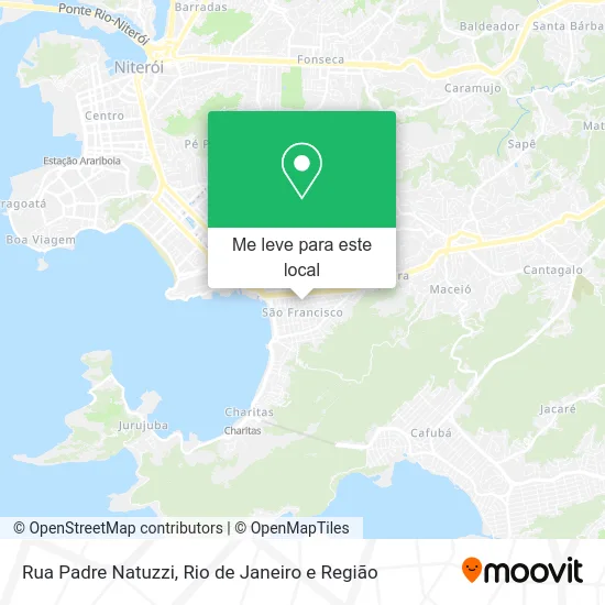 Rua Padre Natuzzi mapa