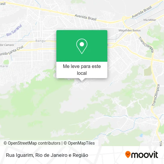 Rua Iguarim mapa