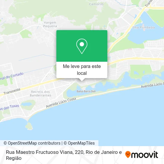 Rua Maestro Fructuoso Viana, 220 mapa