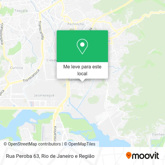 Rua Peroba 63 mapa