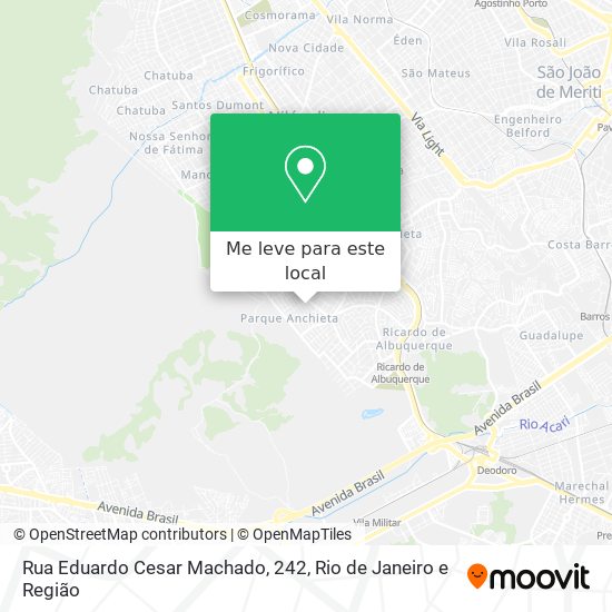 Rua Eduardo Cesar Machado, 242 mapa