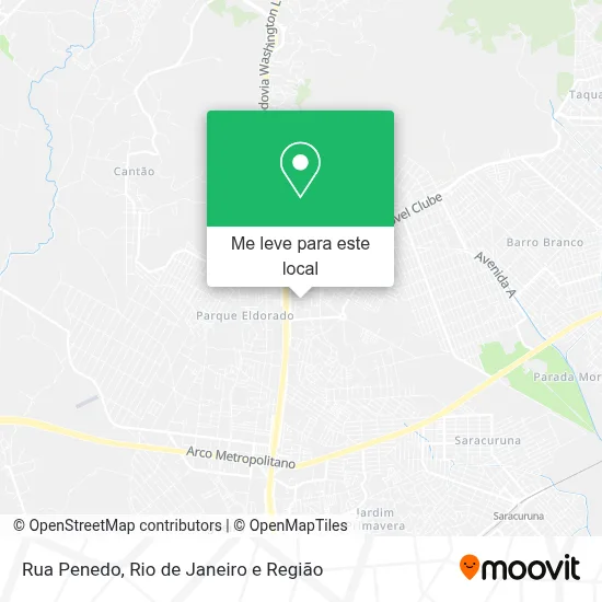 Rua Penedo mapa