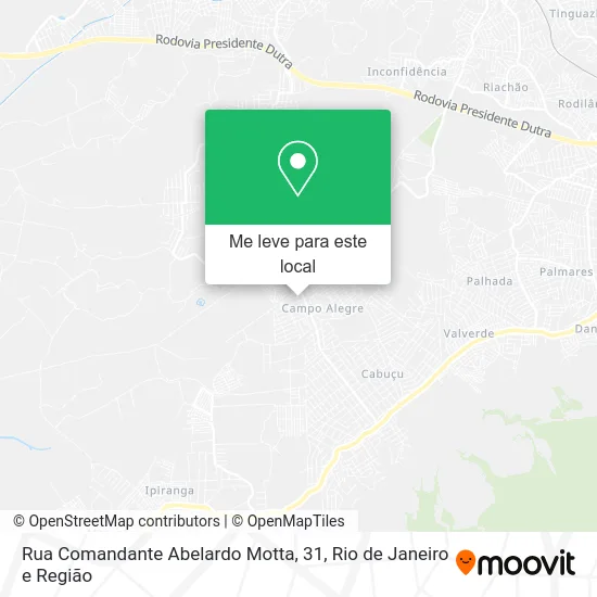 Rua Comandante Abelardo Motta, 31 mapa