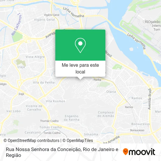 Rua Nossa Senhora da Conceição mapa