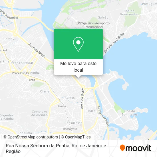 Rua Nossa Senhora da Penha mapa