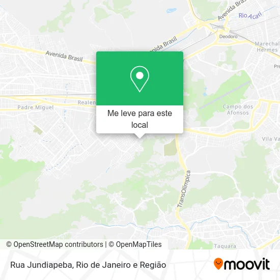 Rua Jundiapeba mapa