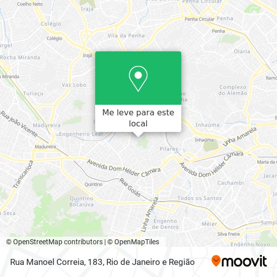 Rua Manoel Correia, 183 mapa