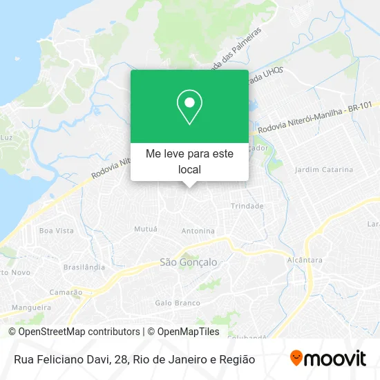 Rua Feliciano Davi, 28 mapa
