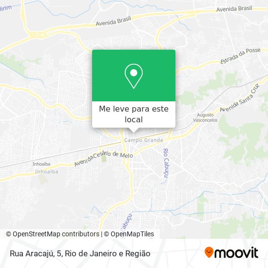 Rua Aracajú, 5 mapa