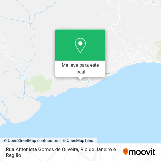 Rua Antonieta Gomes de Oliveira mapa