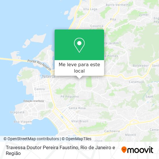 Travessa Doutor Pereira Faustino mapa