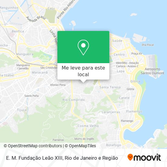 E. M. Fundação Leão XIII mapa