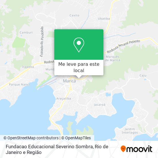 Fundacao Educacional Severino Sombra mapa