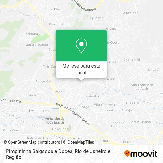 Pimpininha Salgados e Doces mapa