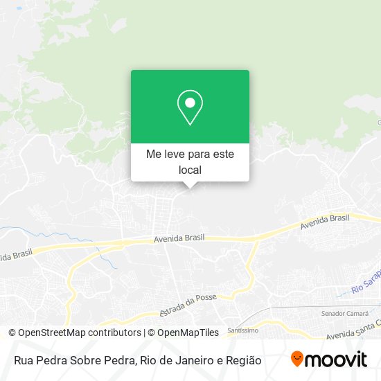 Rua Pedra Sobre Pedra mapa