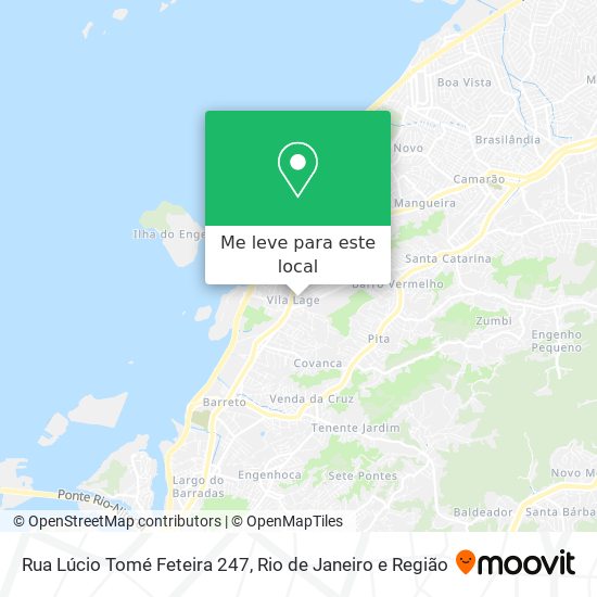 Rua Lúcio Tomé Feteira 247 mapa