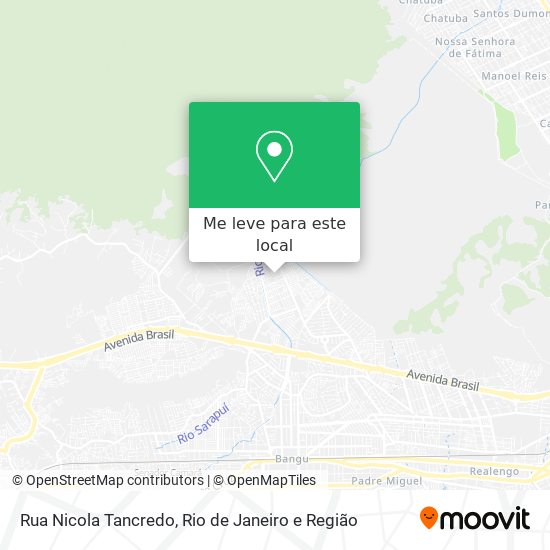 Rua Nicola Tancredo mapa