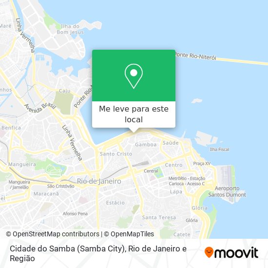 Cidade do Samba (Samba City) mapa