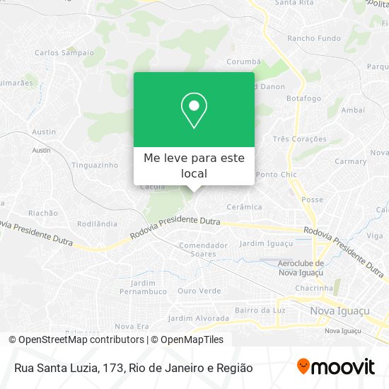 Rua Santa Luzia, 173 mapa