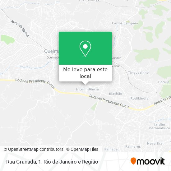 Rua Granada, 1 mapa