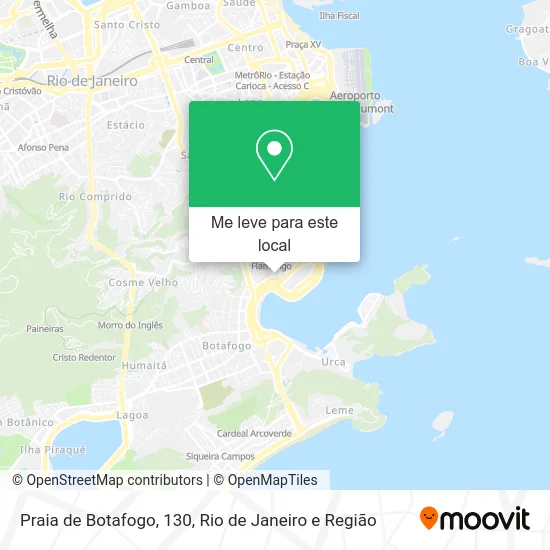 Praia de Botafogo, 130 mapa