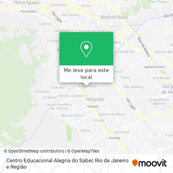Centro Educacional Alegria do Saber mapa