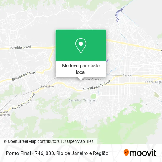 Ponto Final - 746, 803 mapa